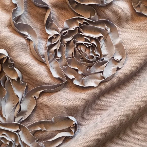 Anthropologie Ambrosi Applique Sweatshirt floral - Picture 6 of 10